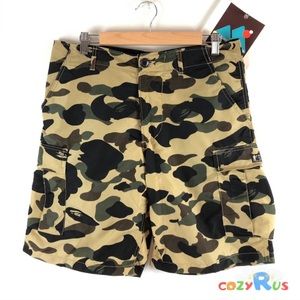 1st A Bathing Ape Camo Cargos